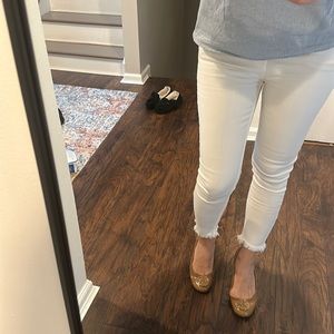 Zara Skinny White Jeans